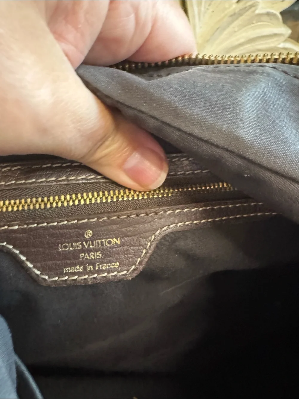 Louis Vuitton Monogram Minilin Shoulder Hobo in Dark Brown with COA